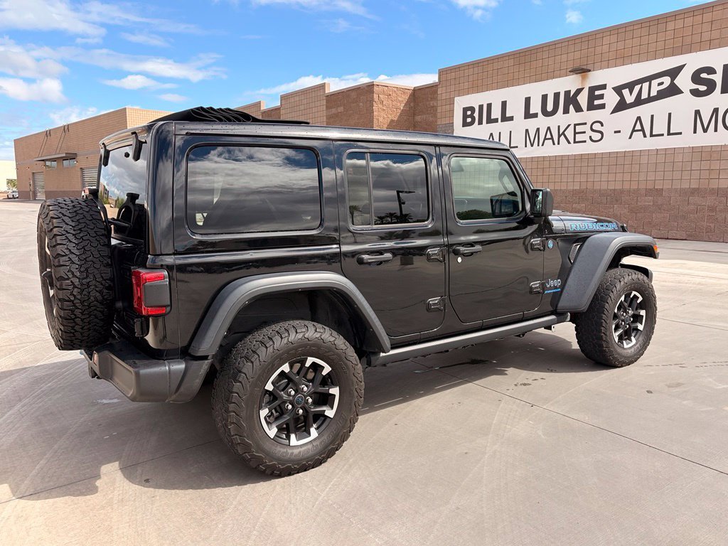 Certified Used 2024 Black Jeep Rubicon 4xe image 8