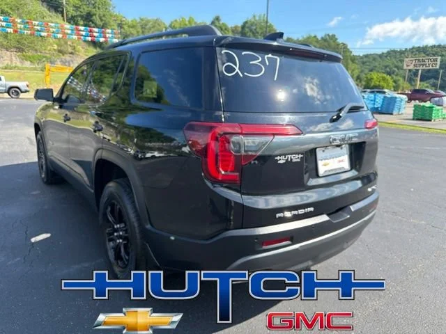 Used 2021 EBONY TWILIGHT METALLIC GMC AT4 image 4