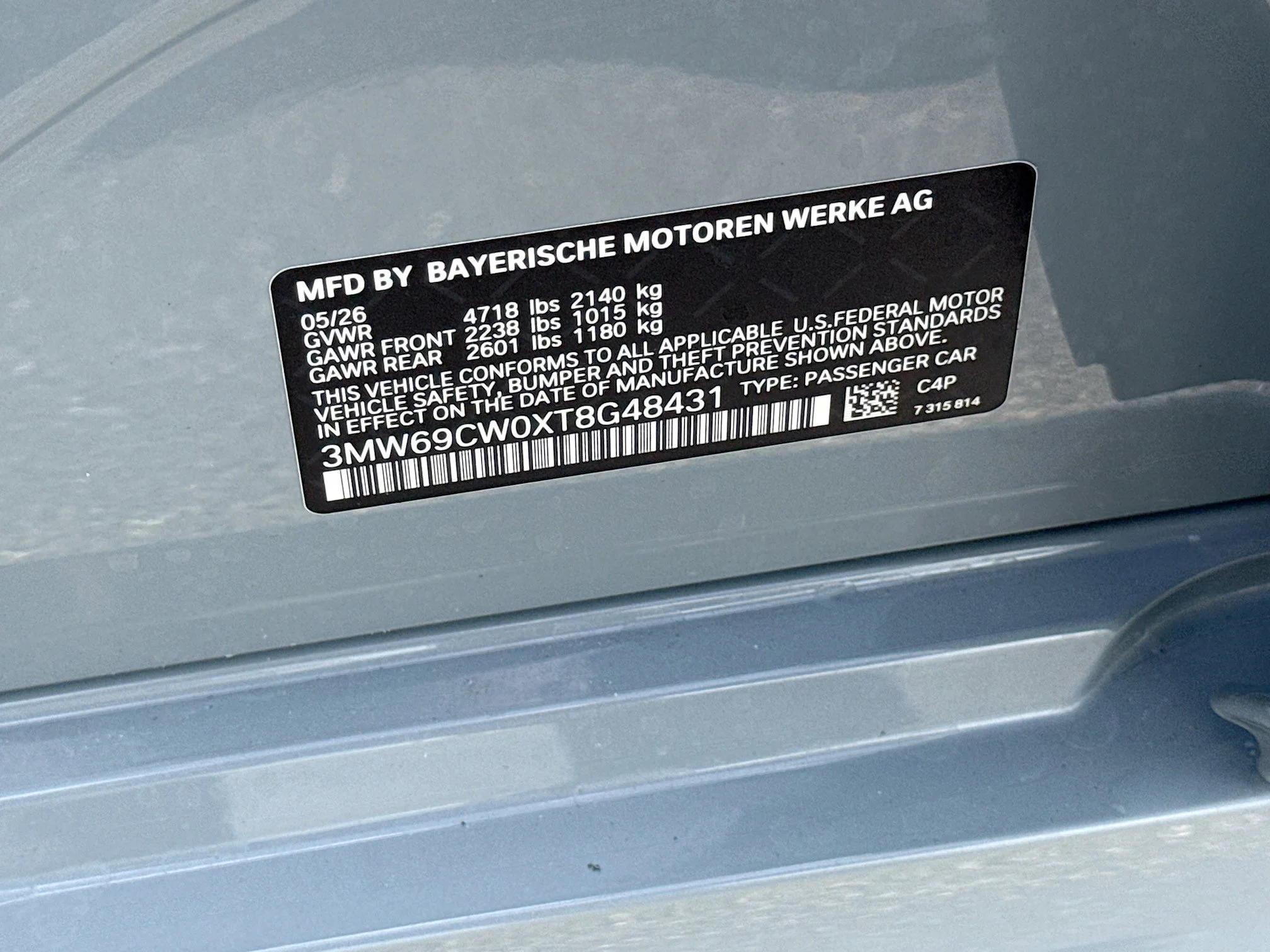 New 2026 Brooklyn Grey Metallic BMW 330i NA image 43
