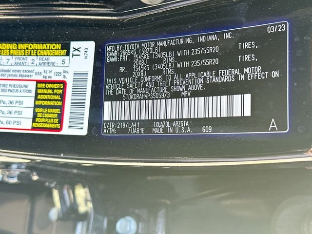 Used 2023 Black Toyota Platinum image 14