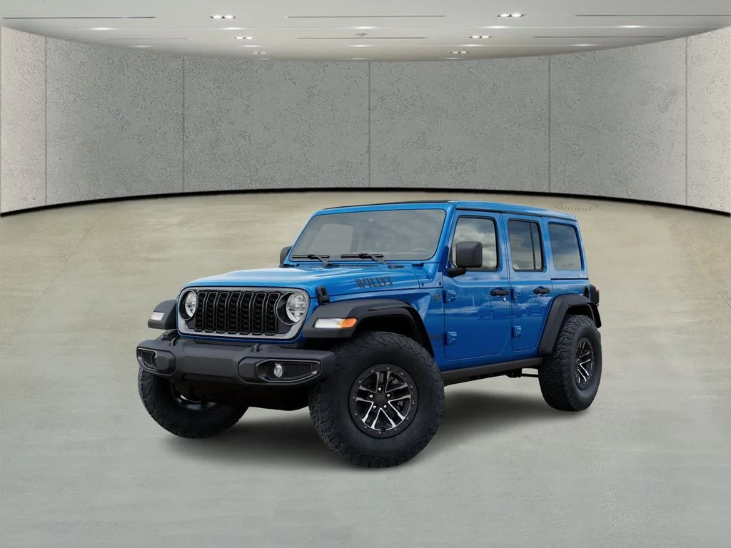 New 2026 Hydro Blue Pearl-Coat Exterior Paint Jeep Willys image 1