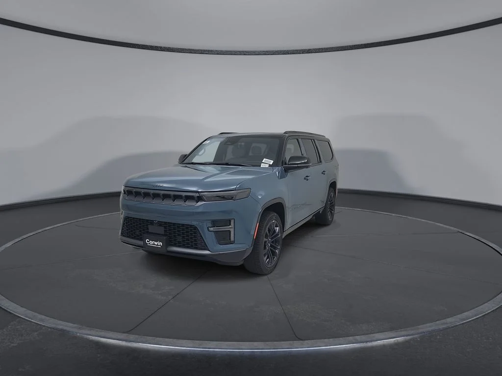 New 2026 Steel Blue Jeep Summit Obsidian image 6