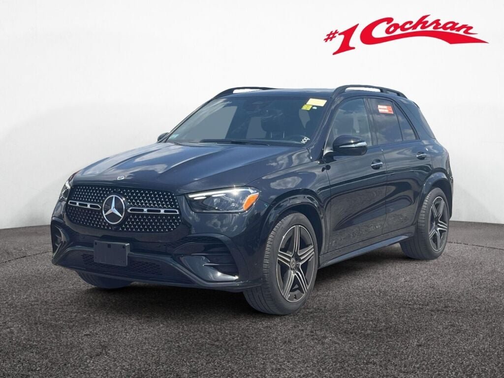 Certified Used 2025 Obsidian Black Metallic Mercedes-Benz GLE 350 image 12