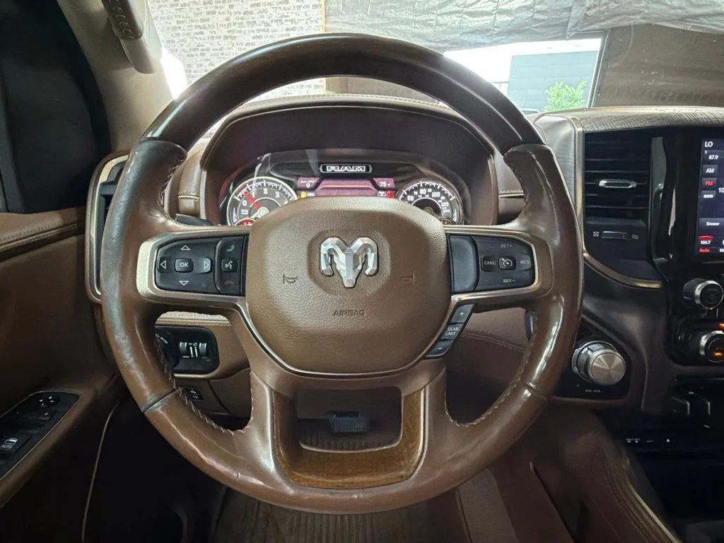 Used 2019 Ivory White Tri-Coat Pearlcoat Ram Limited image 16