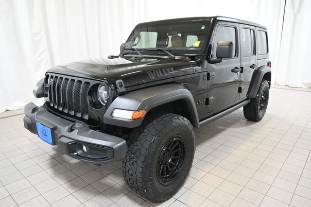 Used 2021 Black Jeep Unlimited Willys image 16