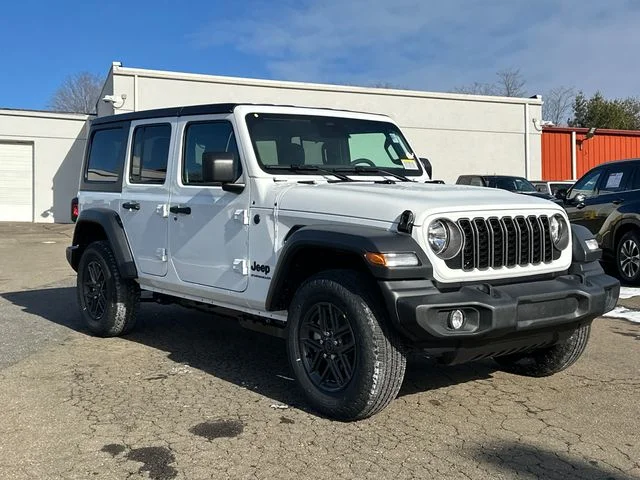 New 2026 Bright White Clear-Coat Exterior Paint Jeep Sport S image 5