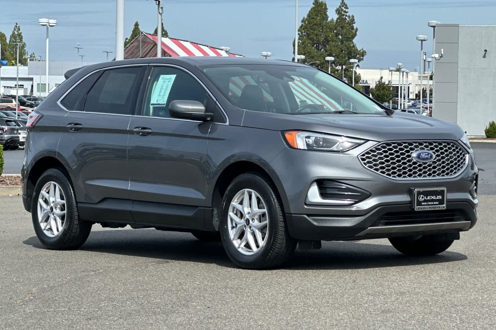 Used 2024 Carbonized Gray Metallic Ford SEL image 5