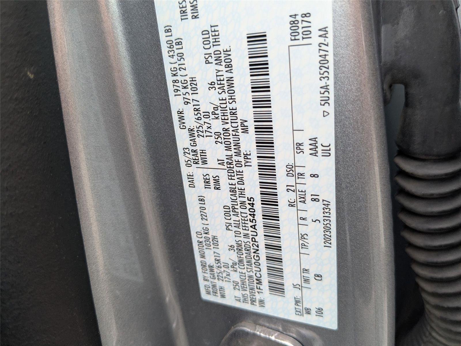 Used 2023 Iconic Silver Metallic Ford Active image 35