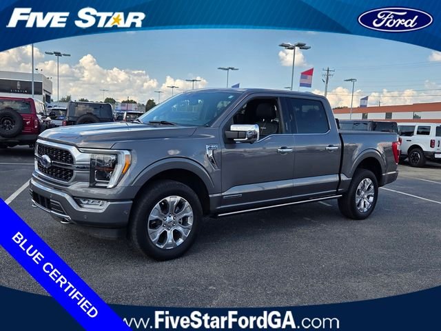 Certified Used 2021 Gray Metallic Ford Platinum image 3