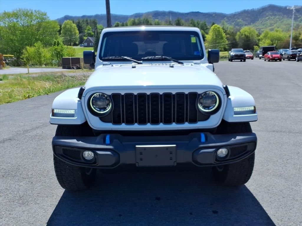 Used 2024 Bright White Clearcoat Jeep Sport S 4xe image 9