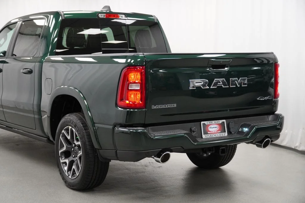 New 2027 Serrano-Green Metallic Exterior Paint RAM Laramie image 12