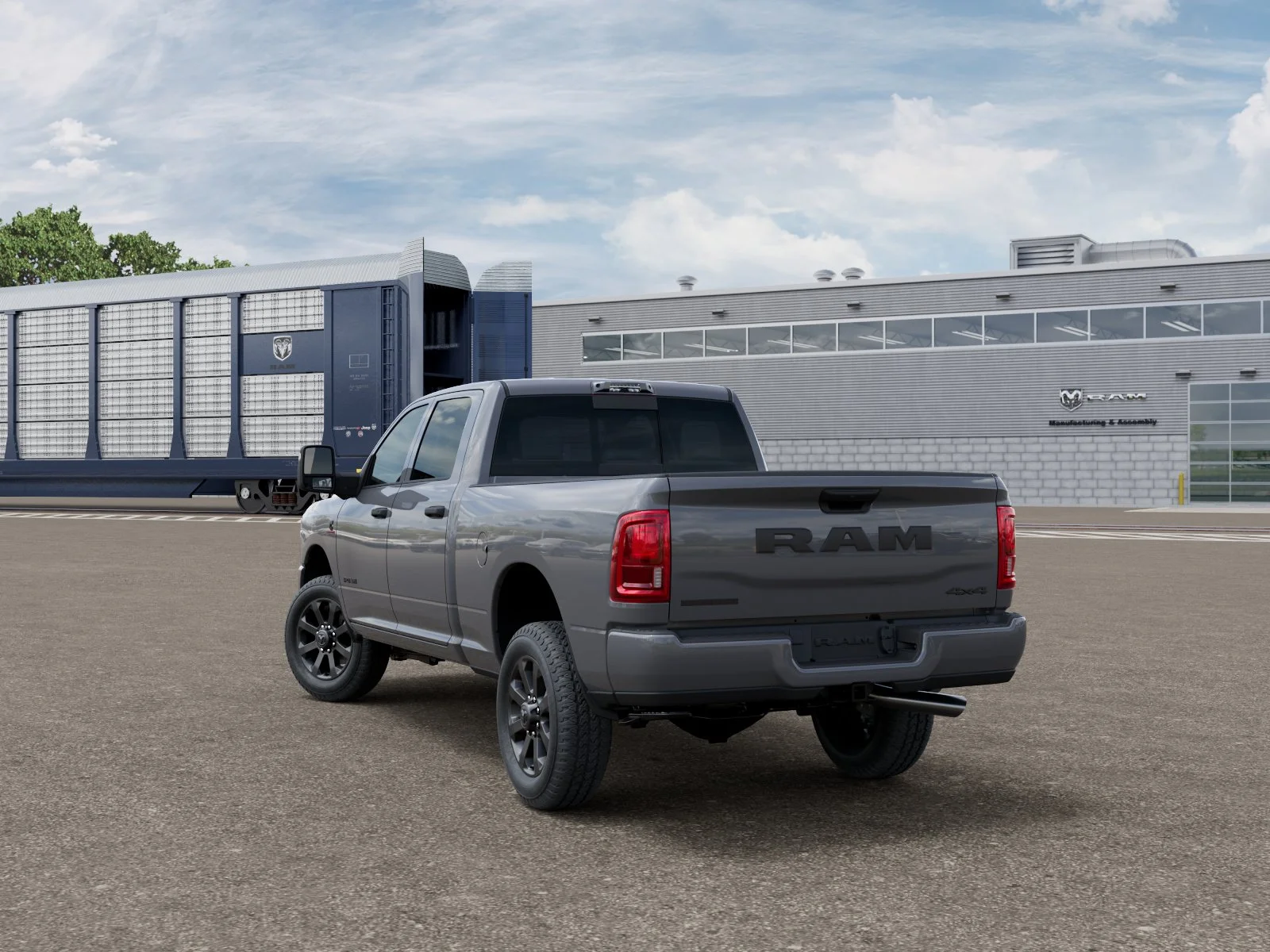 New 2027 Ceramic Gray Clearcoat RAM Big Horn image 31