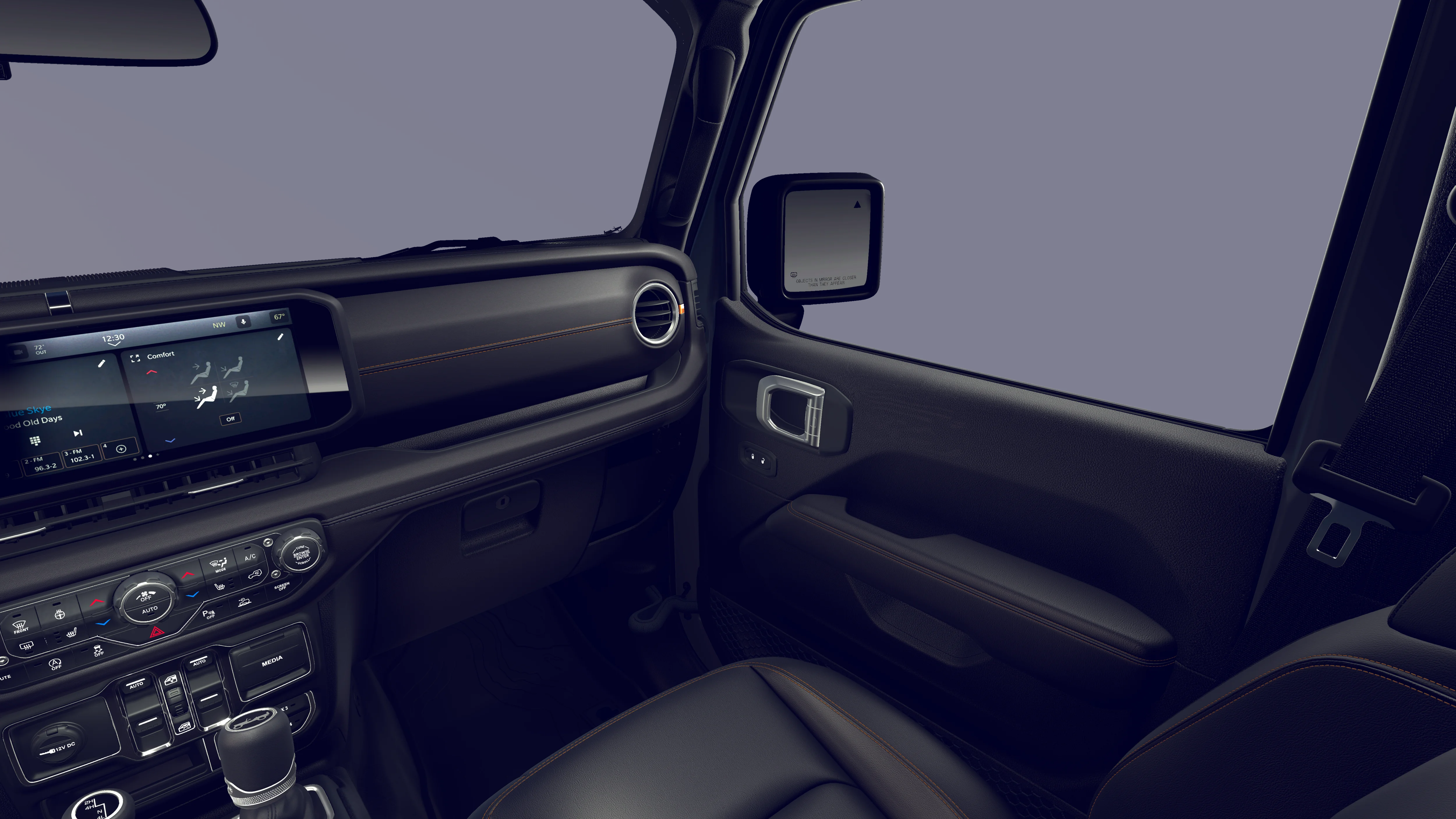 New 2026 Bright White Clear-Coat Exterior Paint Jeep Sahara image 19