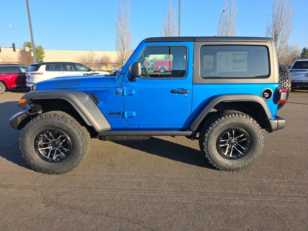 New 2026 Hydro Blue Pearl-Coat Exterior Paint Jeep Willys image 2