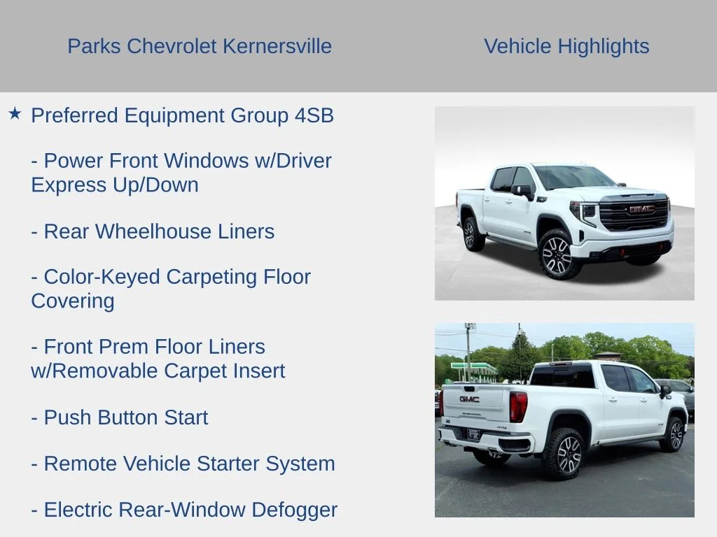 Used 2024 White GMC AT4 image 16