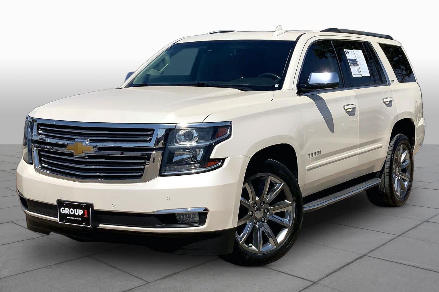 Used 2015 White Diamond Tricoat Chevrolet LTZ image 2