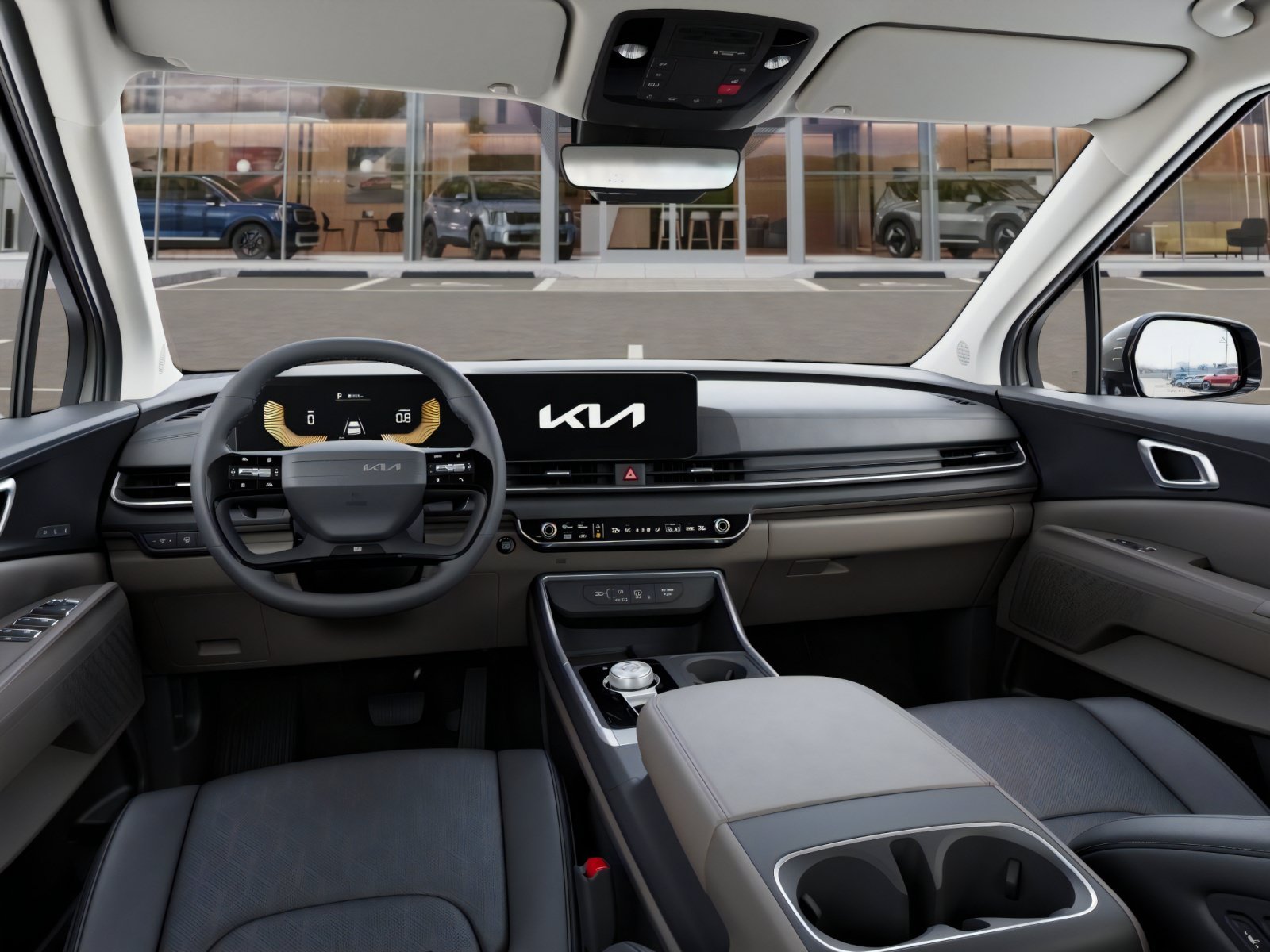 New 2027 Ivory Silver Kia EX image 14