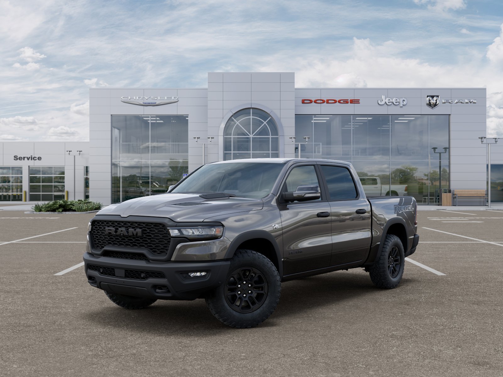 New 2026 Granite Crystal Metallic Clear-Coat Exterior Paint RAM Rebel image 27