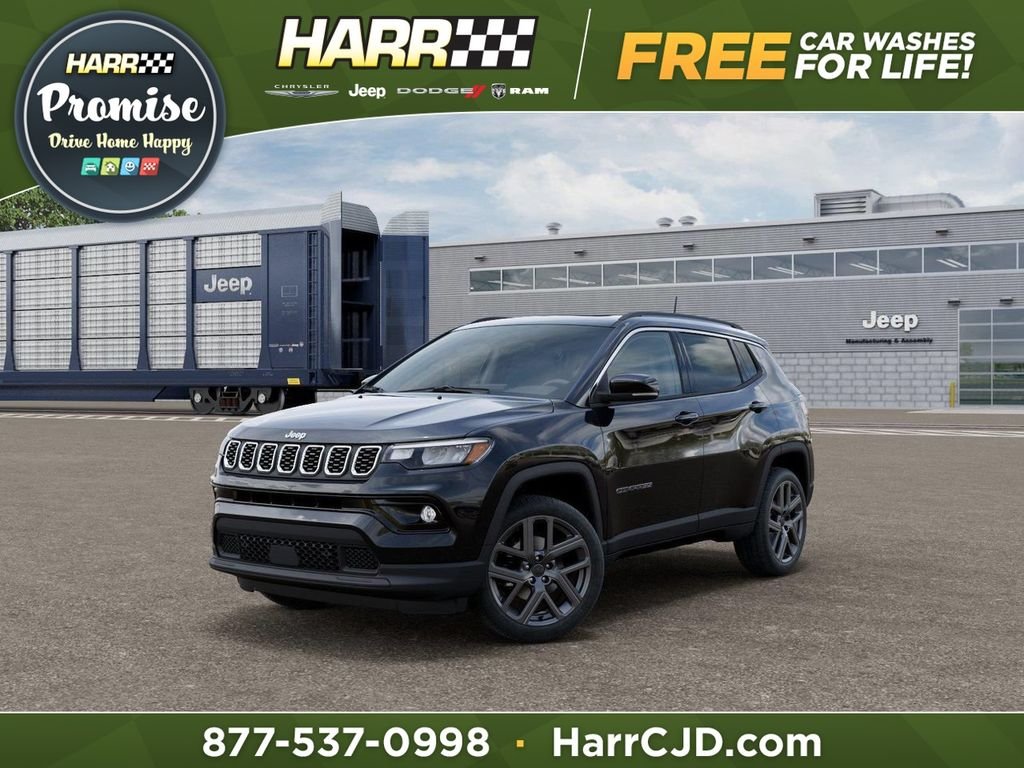 New 2026 Diamond Black Crystal Pearlcoat Jeep Limited image 1