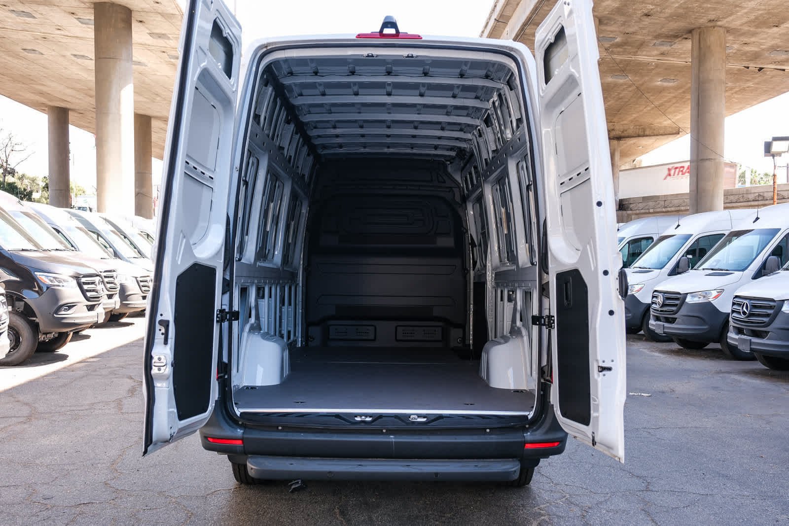 New 2025 Arctic White Mercedes-Benz Cargo 170 WB High Roof RWD Electric Motor image 26