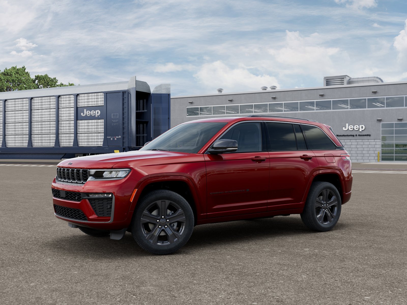 New 2027 Red Hot Pearlcoat Jeep Limited image 1