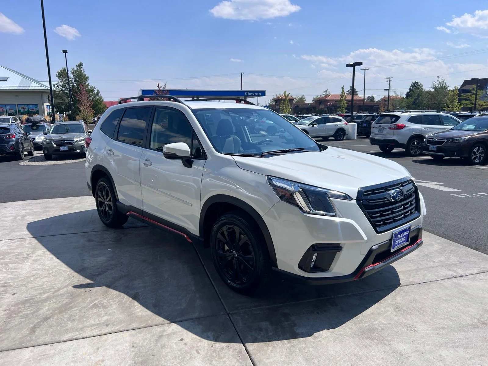 Used 2024 Crystal White Pearl Subaru Sport image 3