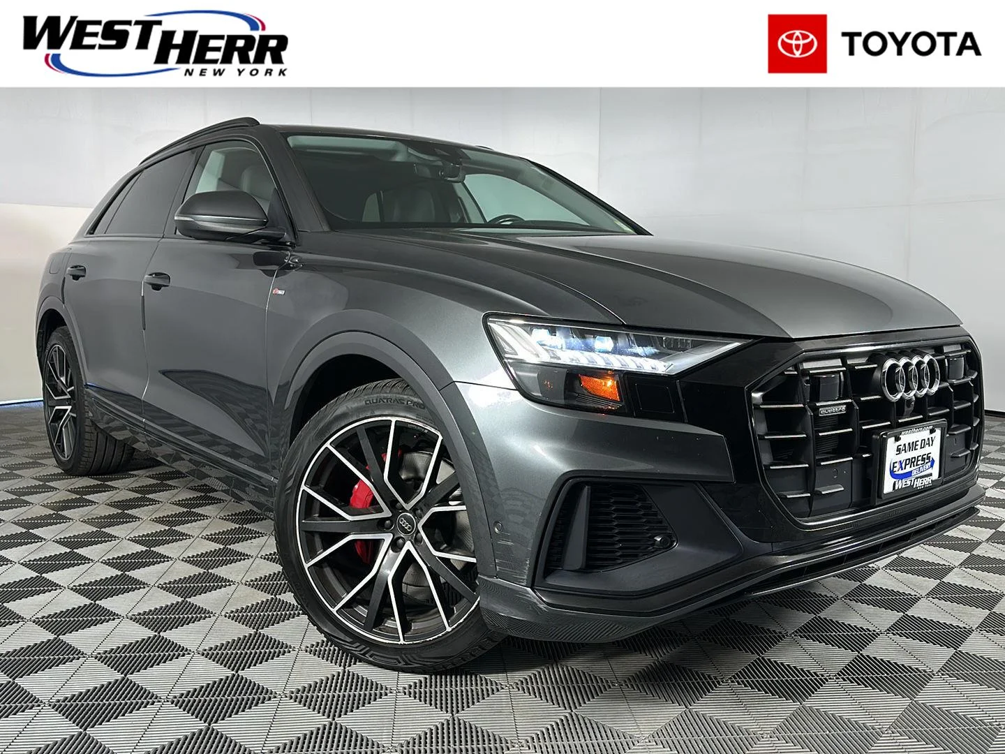 Used 2019 Daytona Gray Pearl Effect Audi Prestige image 1