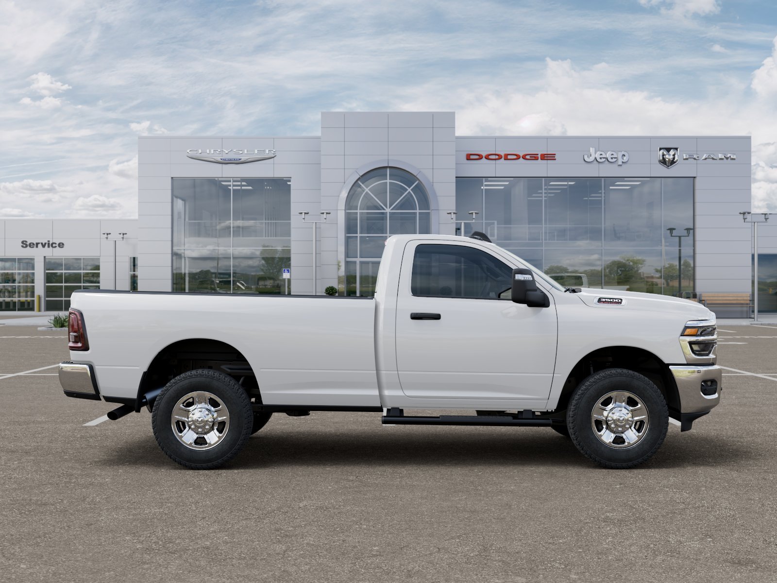 New 2026 Bright White Clear-Coat Exterior Paint RAM Tradesman image 38