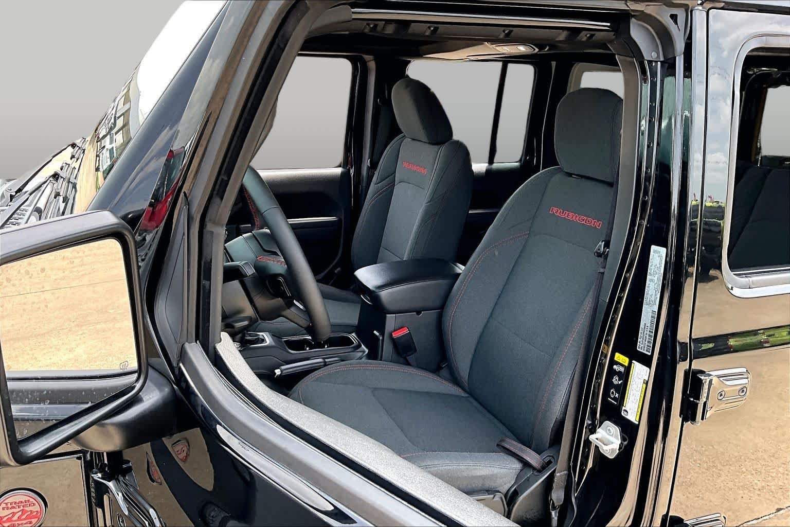 Used 2024 Black Clearcoat Jeep Rubicon image 8