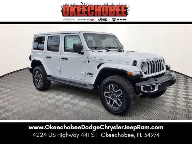 New 2026 Bright White Clear-Coat Exterior Paint Jeep Sahara image 1