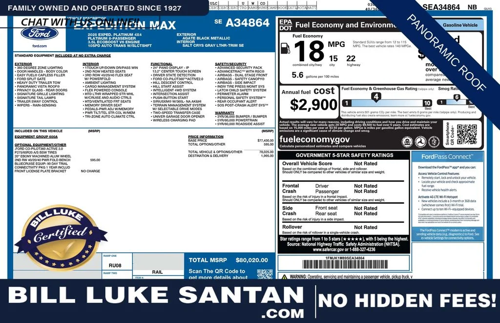 2025 Ford Expedition Platinum MAX 4x4's photo
