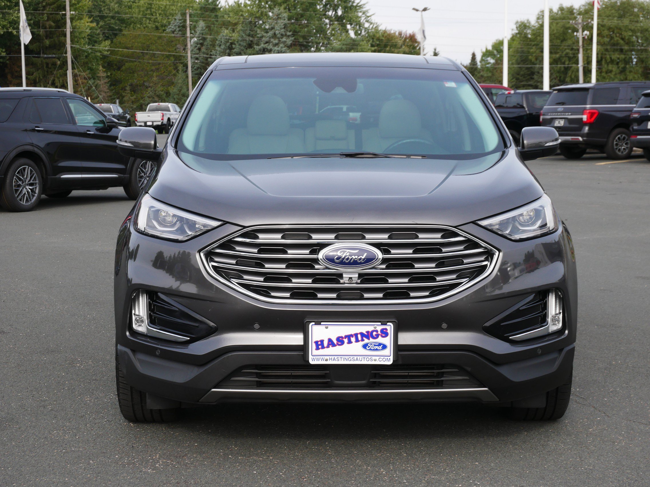 Certified Used 2019 Stone Gray Metallic Ford Titanium image 8