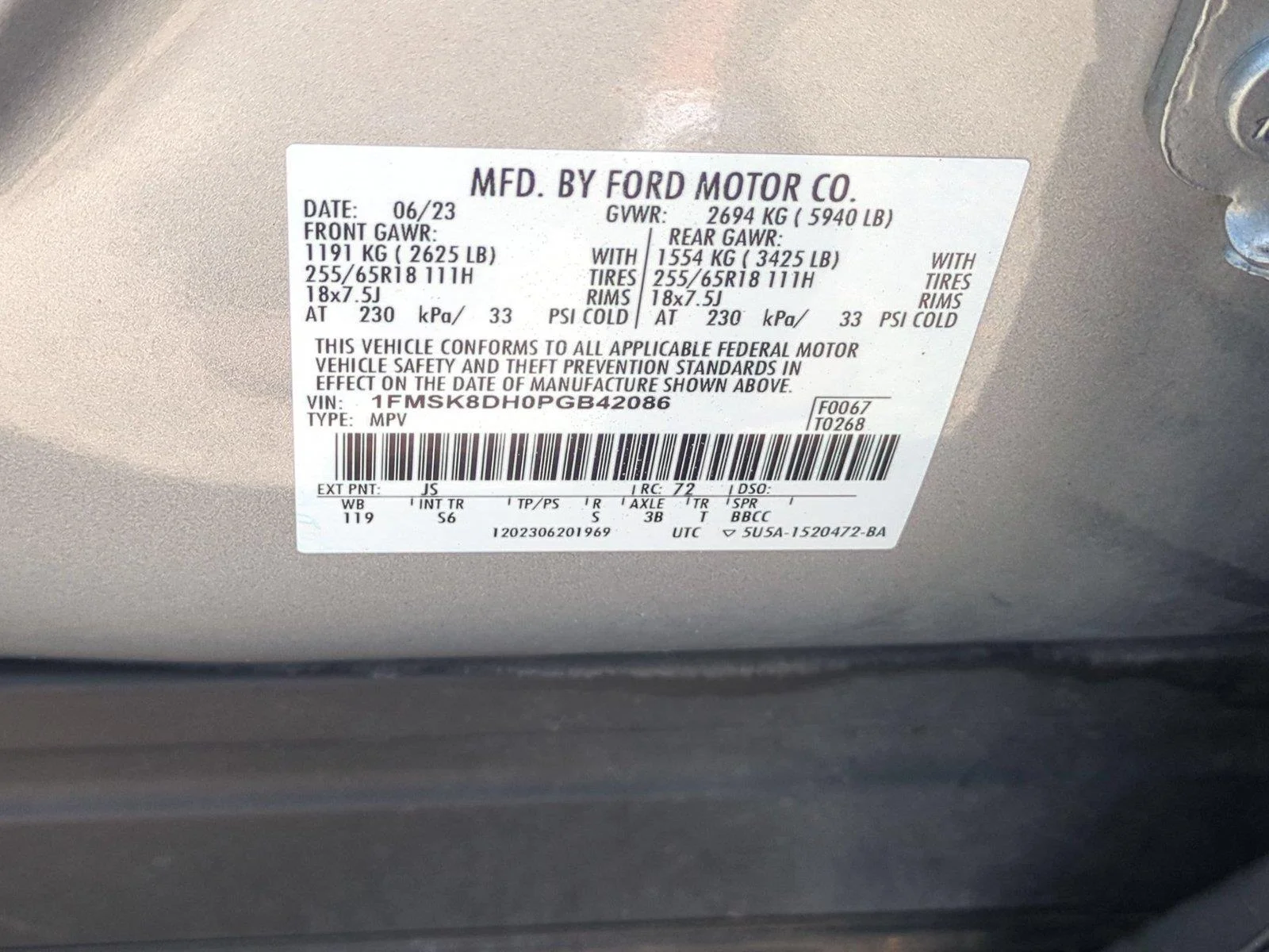 Used 2023 Iconic Silver FORD XLT image 41