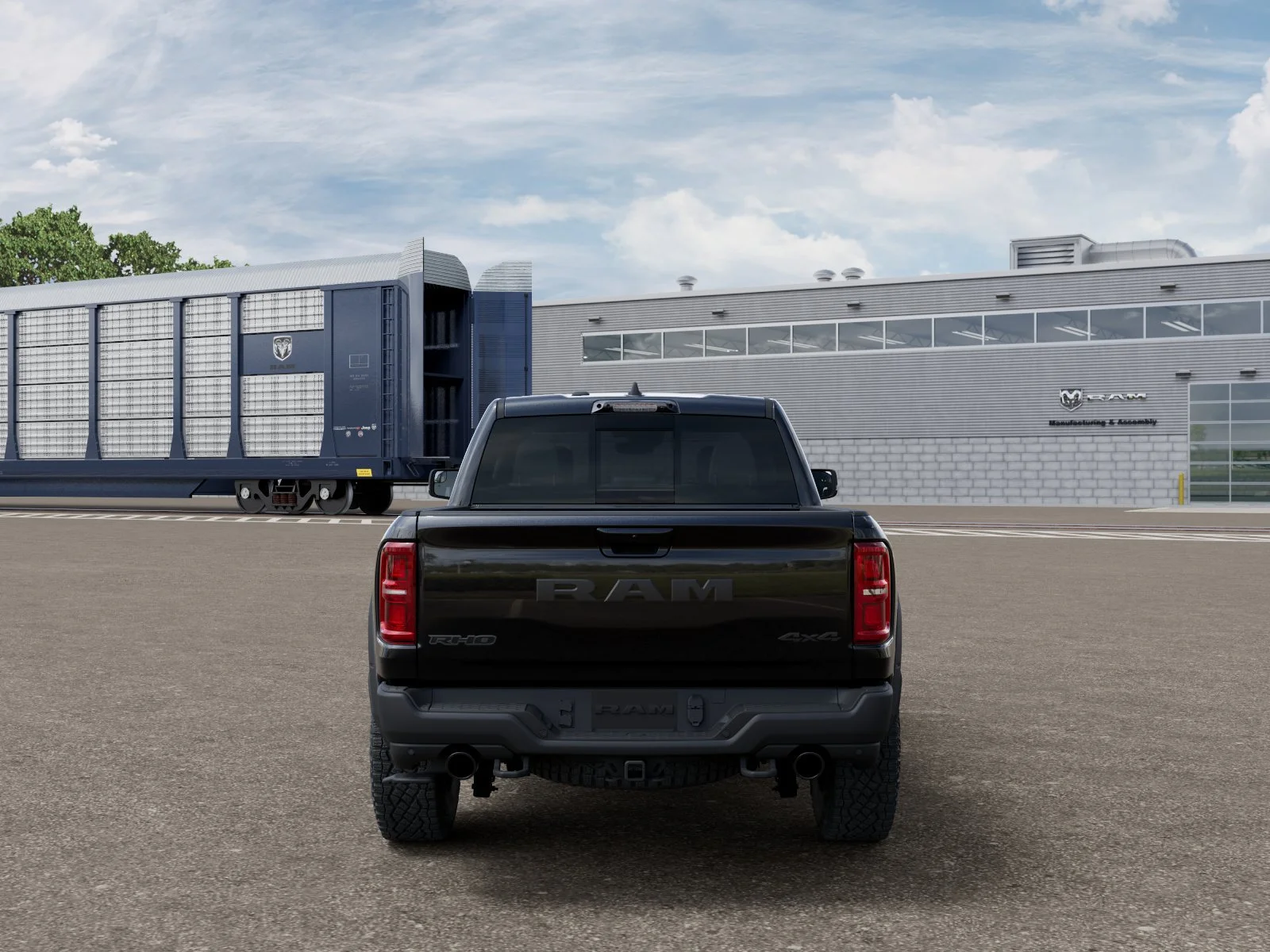 New 2026 Diamond Black Crystal Pearl-Coat Exterior Paint RAM RHO image 8