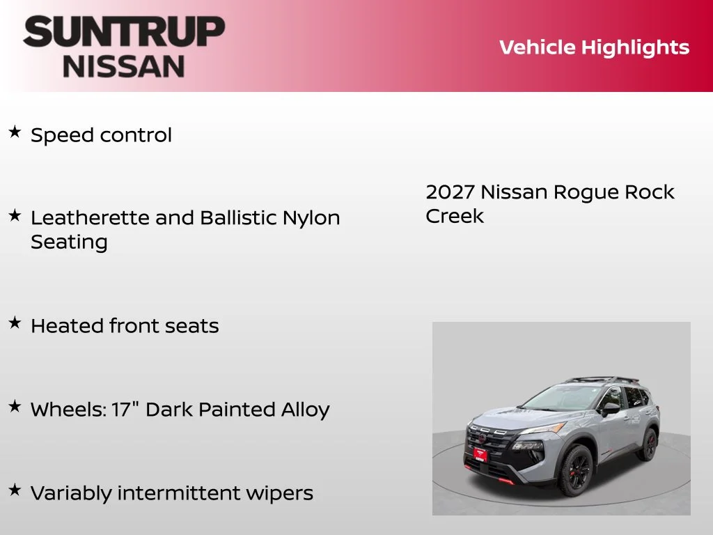 New 2027 Gray Nissan Rock Creek image 30