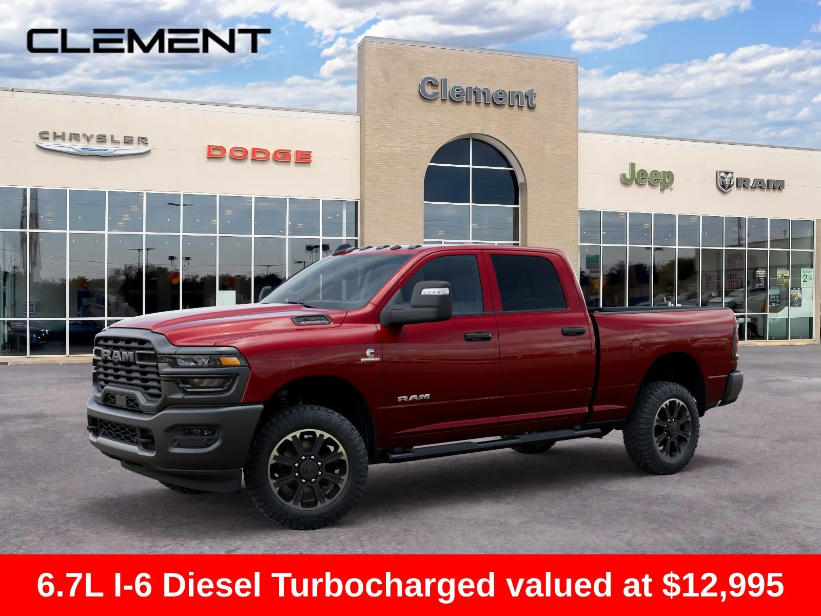 New 2026 Molten Red Pearl-Coat Exterior Paint RAM Warlock image 3
