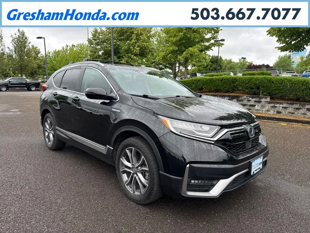 Used 2021 Crystal Black Pearl Honda Touring image 1