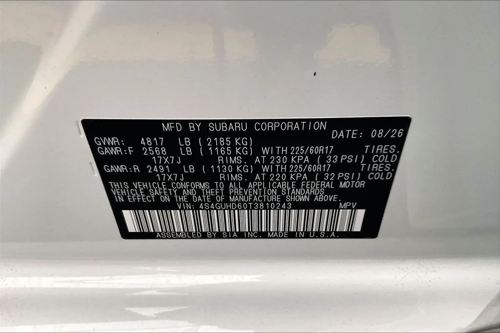 New 2026 CRYSTAL WHITE PEARL Subaru Premium image 17