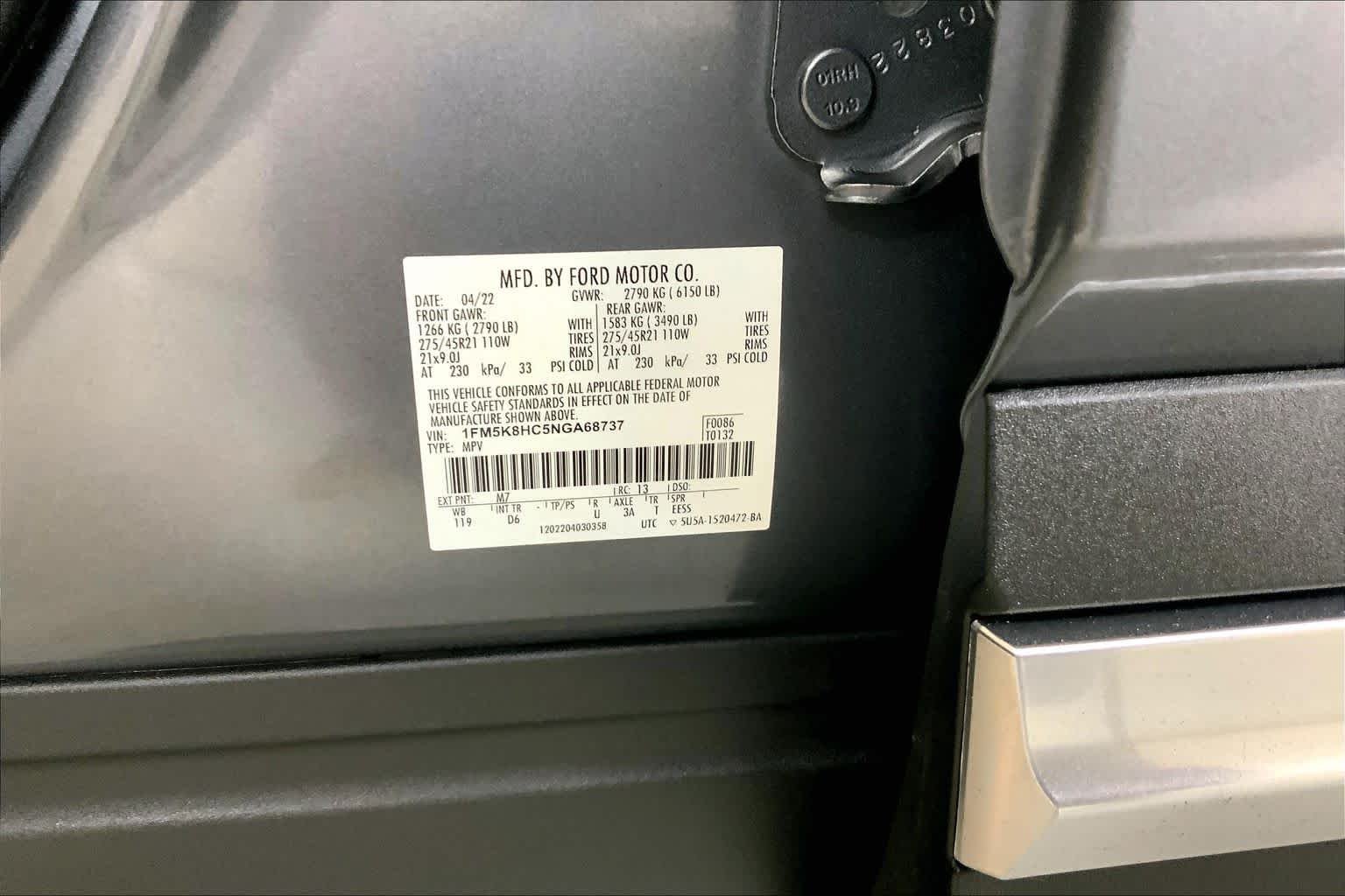 Used 2022 Carbonized Gray Ford Platinum image 35