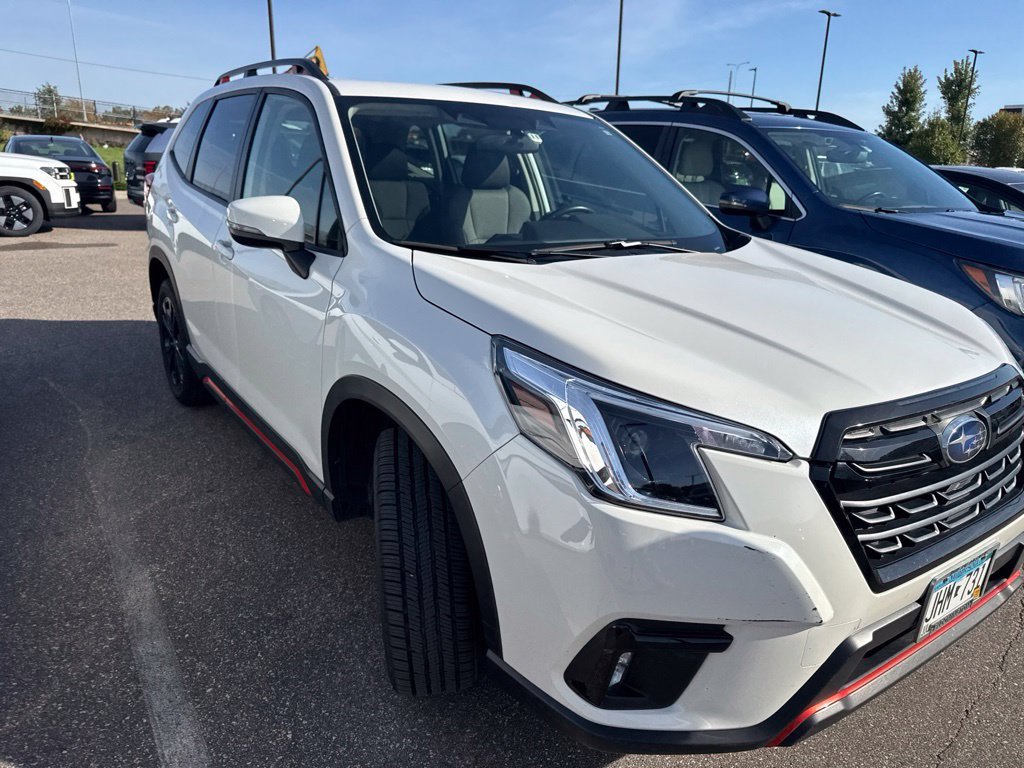Used 2022 Crystal White Pearl Subaru Sport image 3