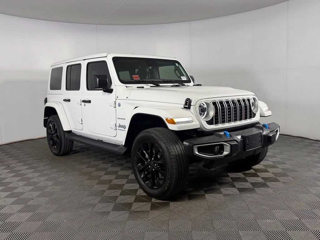 Certified Used 2024 White Jeep Sahara 4xe image 4