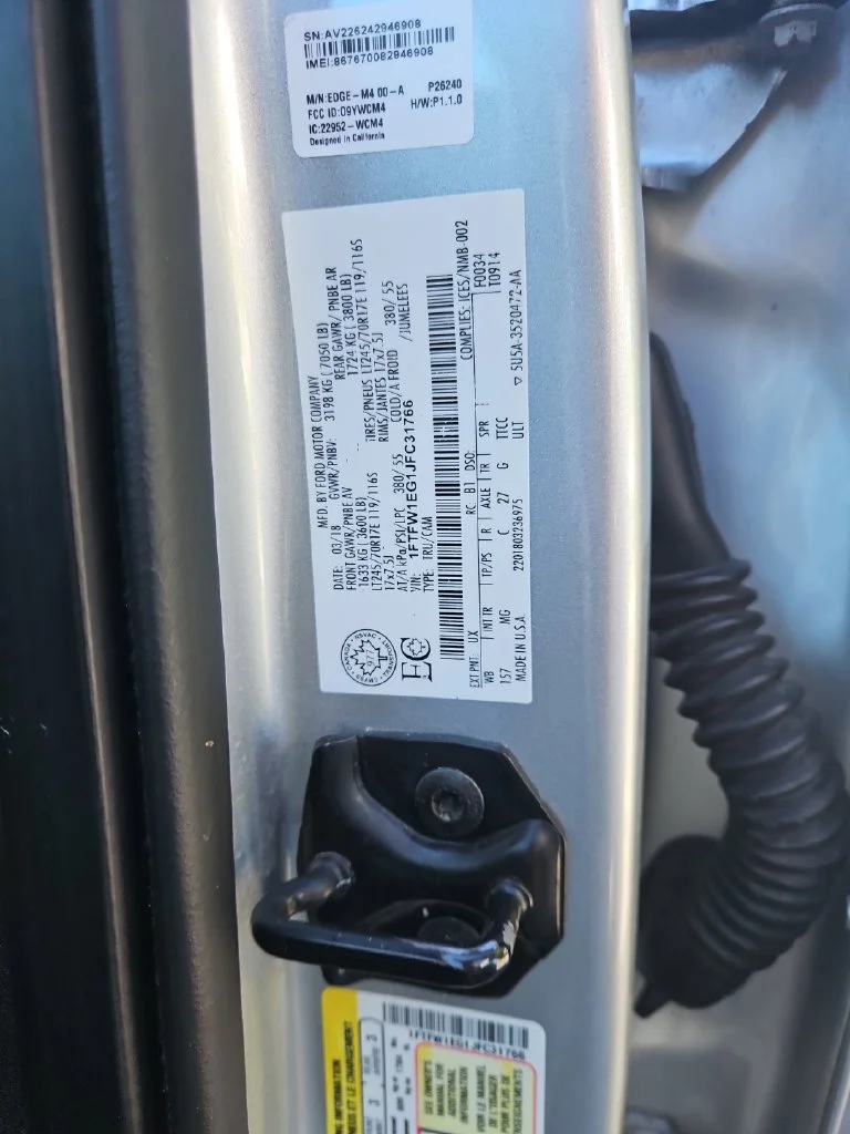 Used 2018 Ingot Silver Metallic Ford XLT image 29