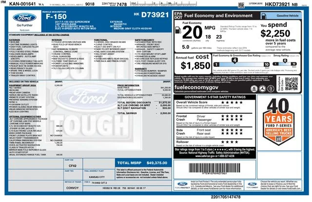 Used 2017 Magnetic Ford XLT image 19