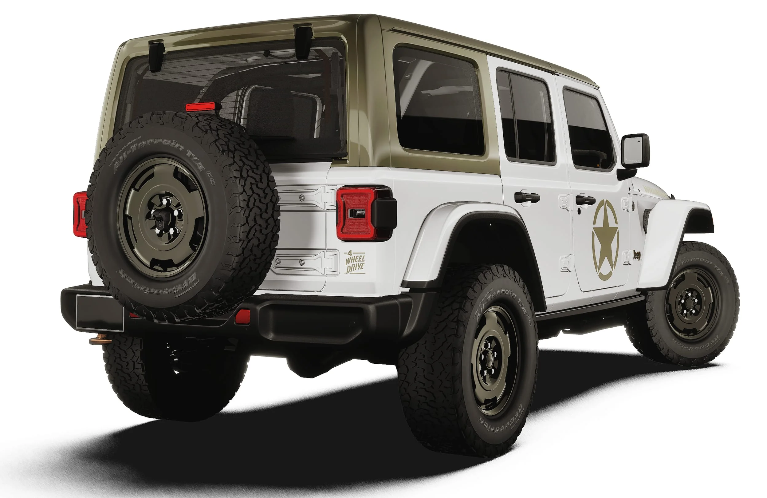 New 2027 Bright White Clear-Coat Exterior Paint Jeep Willys image 2