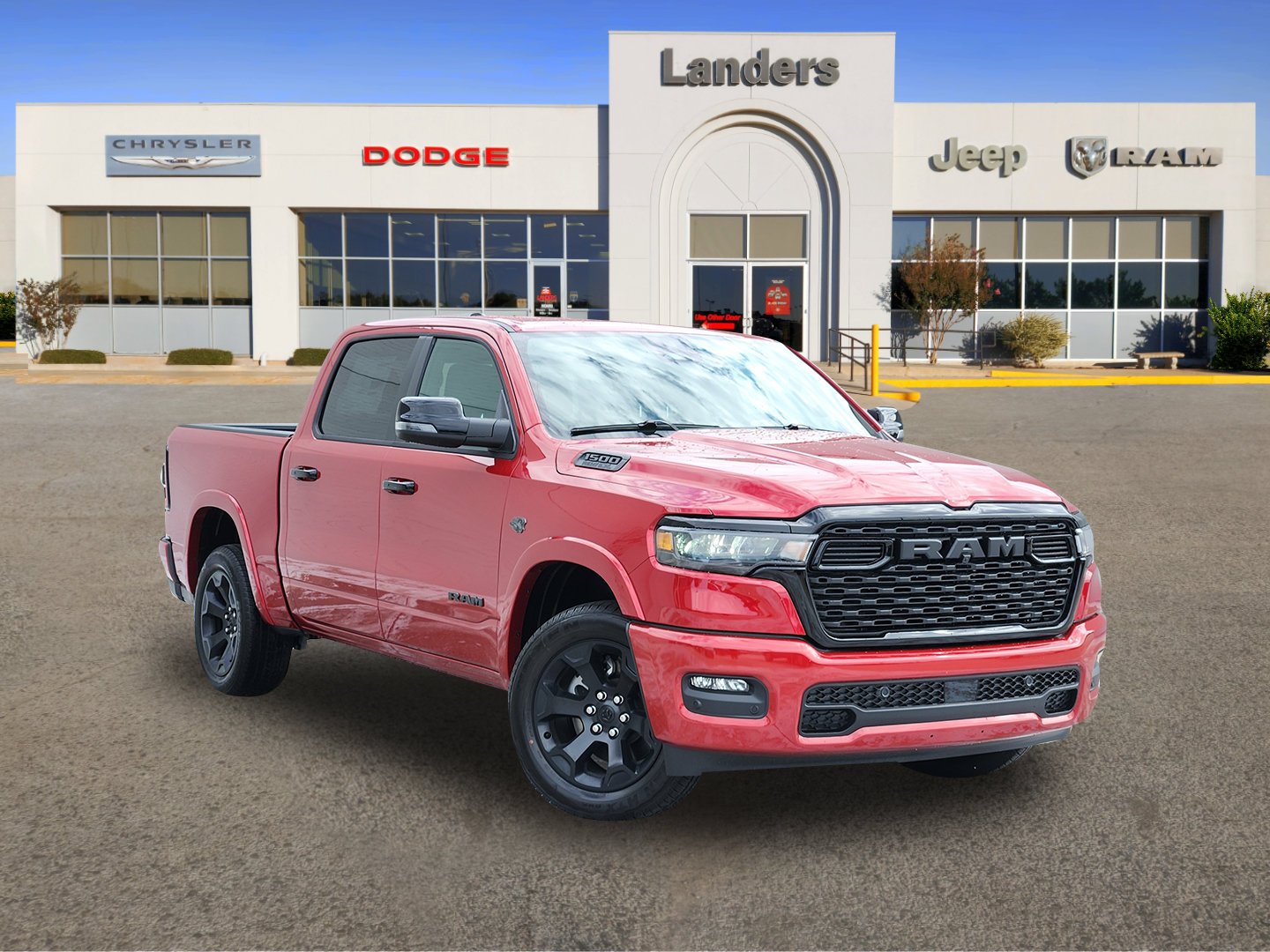 New 2027 Molten Red Pearl-Coat Exterior Paint RAM Big Horn image 1