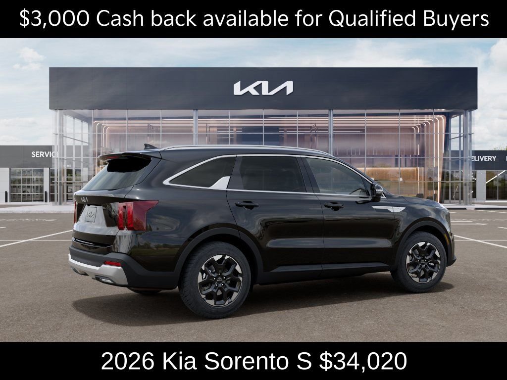 New 2026 Ebony Black Kia S image 7