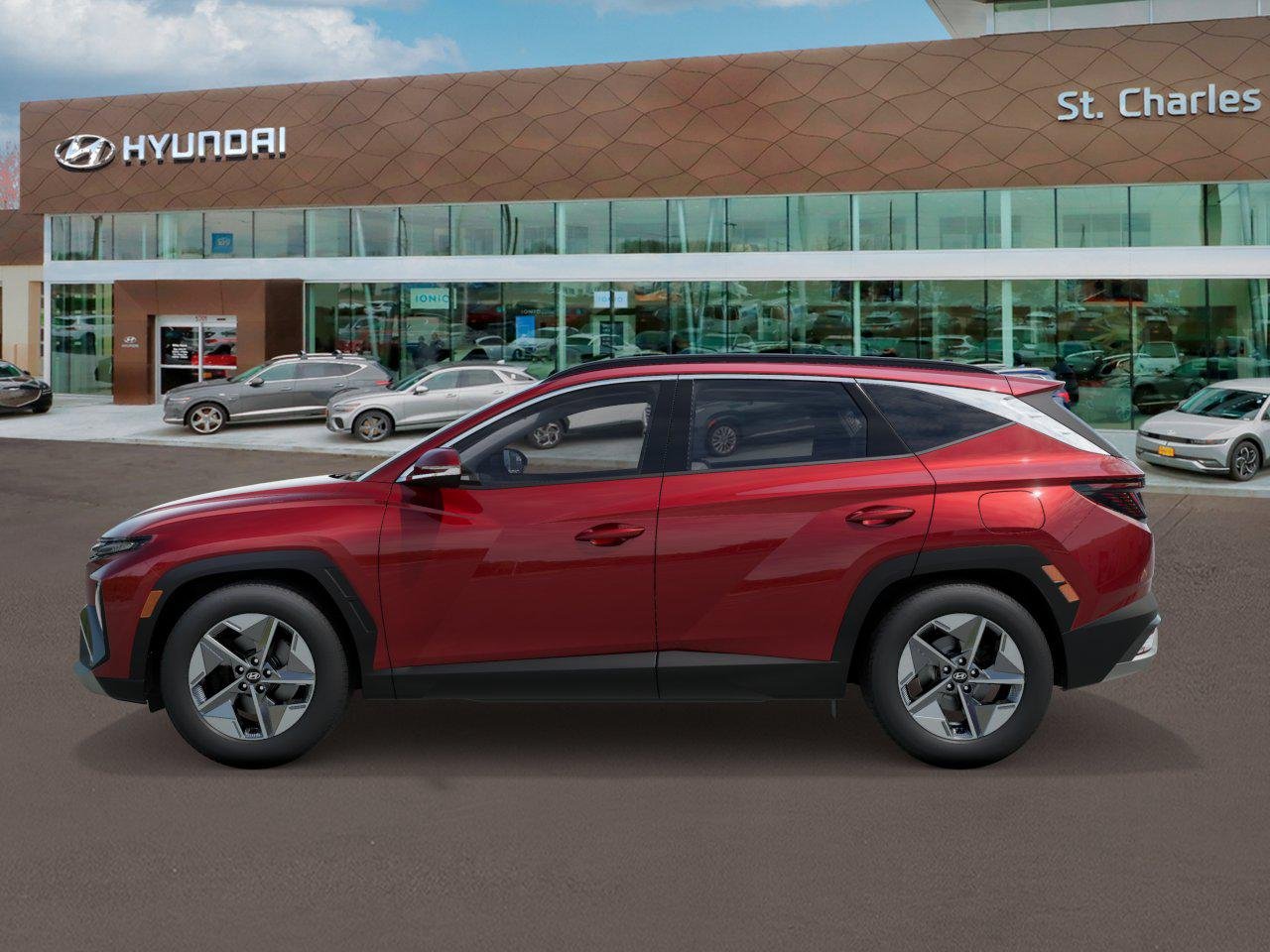 New 2026 Ultimate Red Hyundai SEL Premium AWD image 3