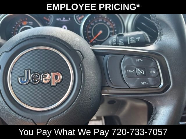 Used 2018 Granite Crystal Clearcoat Metallic Jeep Unlimited Sport S image 32