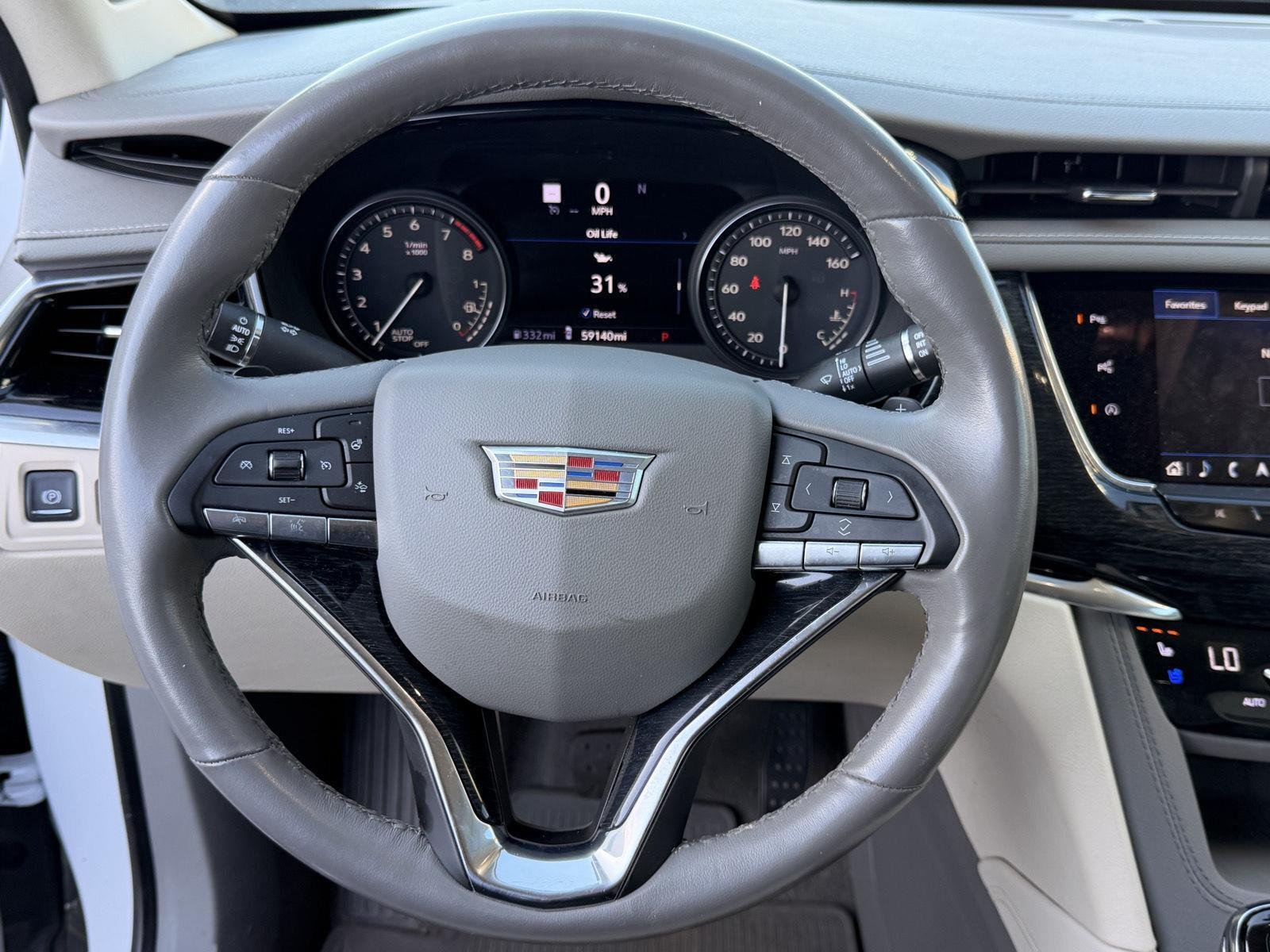 Used 2023 Crystal White Tricoat Cadillac FWD Premium Luxury image 19