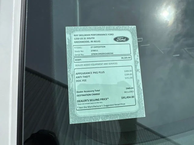New 2027 Star White Metallic Tri-Coat Ford MAX Platinum image 2